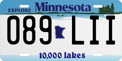 MN license plate 089LII