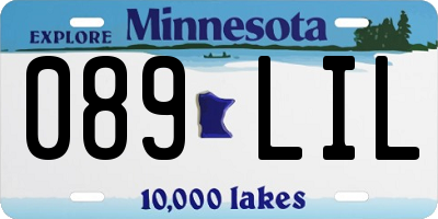MN license plate 089LIL