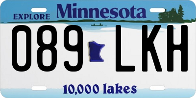 MN license plate 089LKH