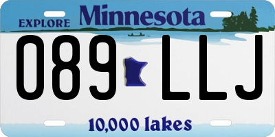 MN license plate 089LLJ