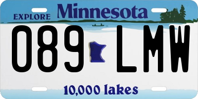 MN license plate 089LMW