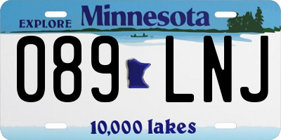 MN license plate 089LNJ