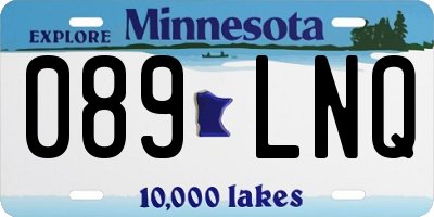 MN license plate 089LNQ