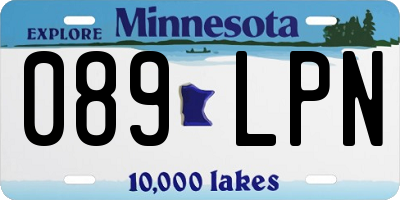 MN license plate 089LPN