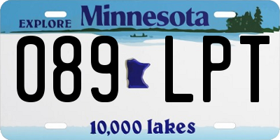 MN license plate 089LPT