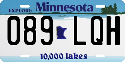 MN license plate 089LQH