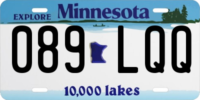 MN license plate 089LQQ