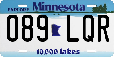 MN license plate 089LQR
