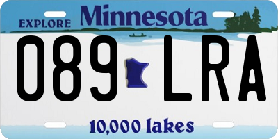 MN license plate 089LRA