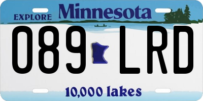 MN license plate 089LRD