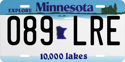MN license plate 089LRE