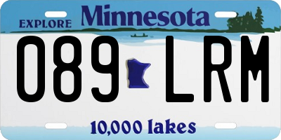 MN license plate 089LRM