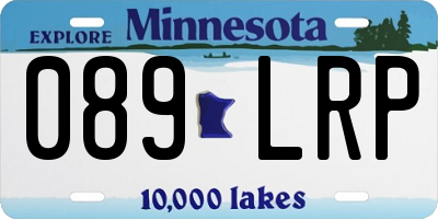 MN license plate 089LRP