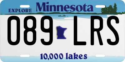 MN license plate 089LRS
