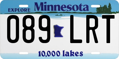 MN license plate 089LRT