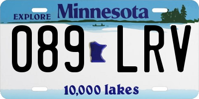 MN license plate 089LRV
