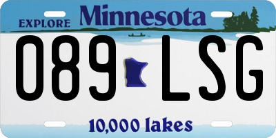 MN license plate 089LSG
