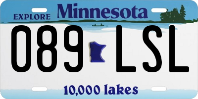 MN license plate 089LSL