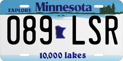 MN license plate 089LSR