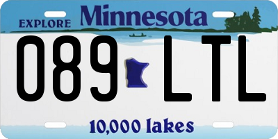 MN license plate 089LTL
