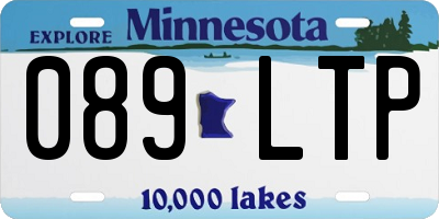 MN license plate 089LTP