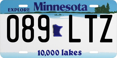 MN license plate 089LTZ