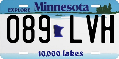 MN license plate 089LVH