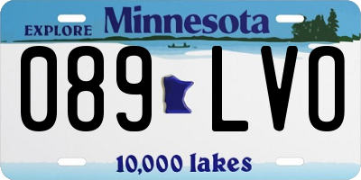 MN license plate 089LVO