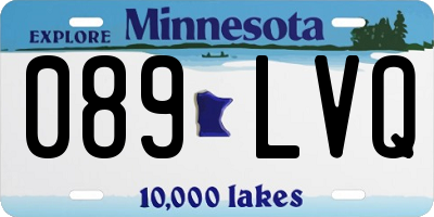 MN license plate 089LVQ