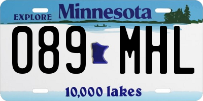 MN license plate 089MHL