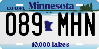 MN license plate 089MHN