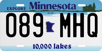 MN license plate 089MHQ