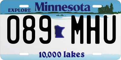 MN license plate 089MHU