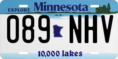 MN license plate 089NHV