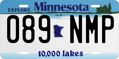 MN license plate 089NMP