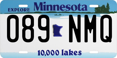 MN license plate 089NMQ