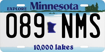 MN license plate 089NMS