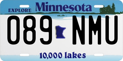 MN license plate 089NMU