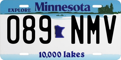 MN license plate 089NMV