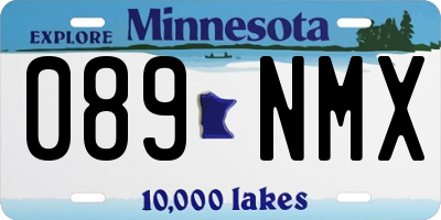 MN license plate 089NMX