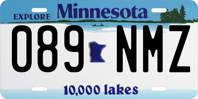MN license plate 089NMZ