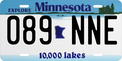 MN license plate 089NNE