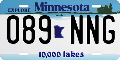 MN license plate 089NNG