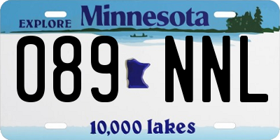 MN license plate 089NNL