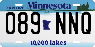 MN license plate 089NNQ