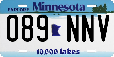 MN license plate 089NNV