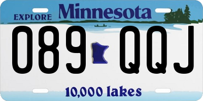MN license plate 089QQJ