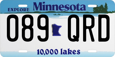 MN license plate 089QRD