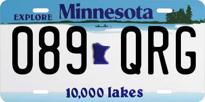 MN license plate 089QRG