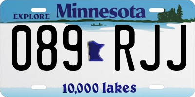 MN license plate 089RJJ